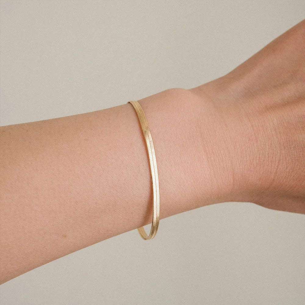 Klassieke slangen patroon armband