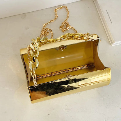 BOX BAG GOLD